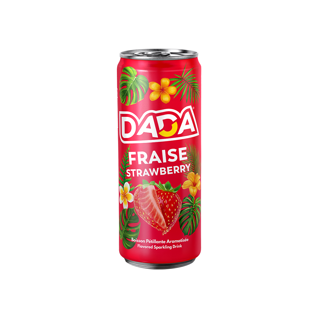 Dada - fraise eau pétillante aromatisée nouveauté