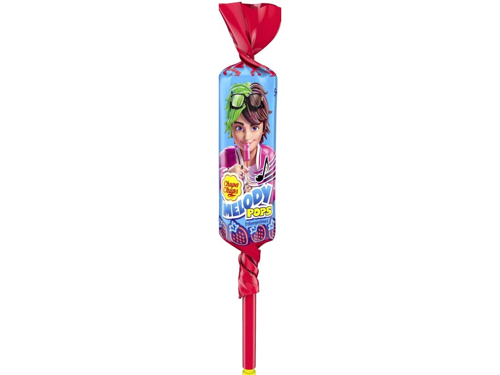 Sucette sifflet fraise nouveauté la piece