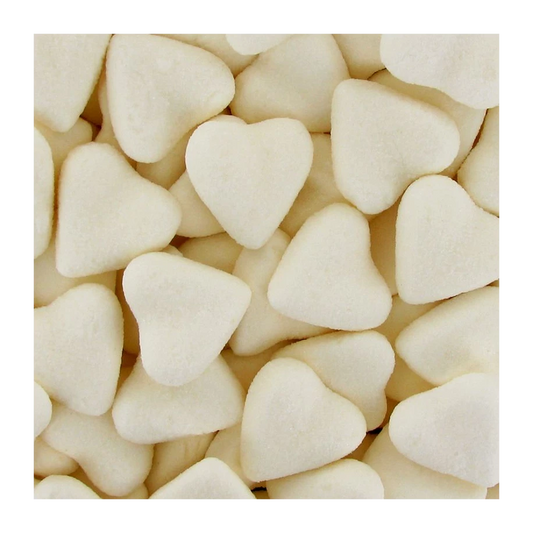 Coeurs blancs sucrés halal nouveauté 100gr